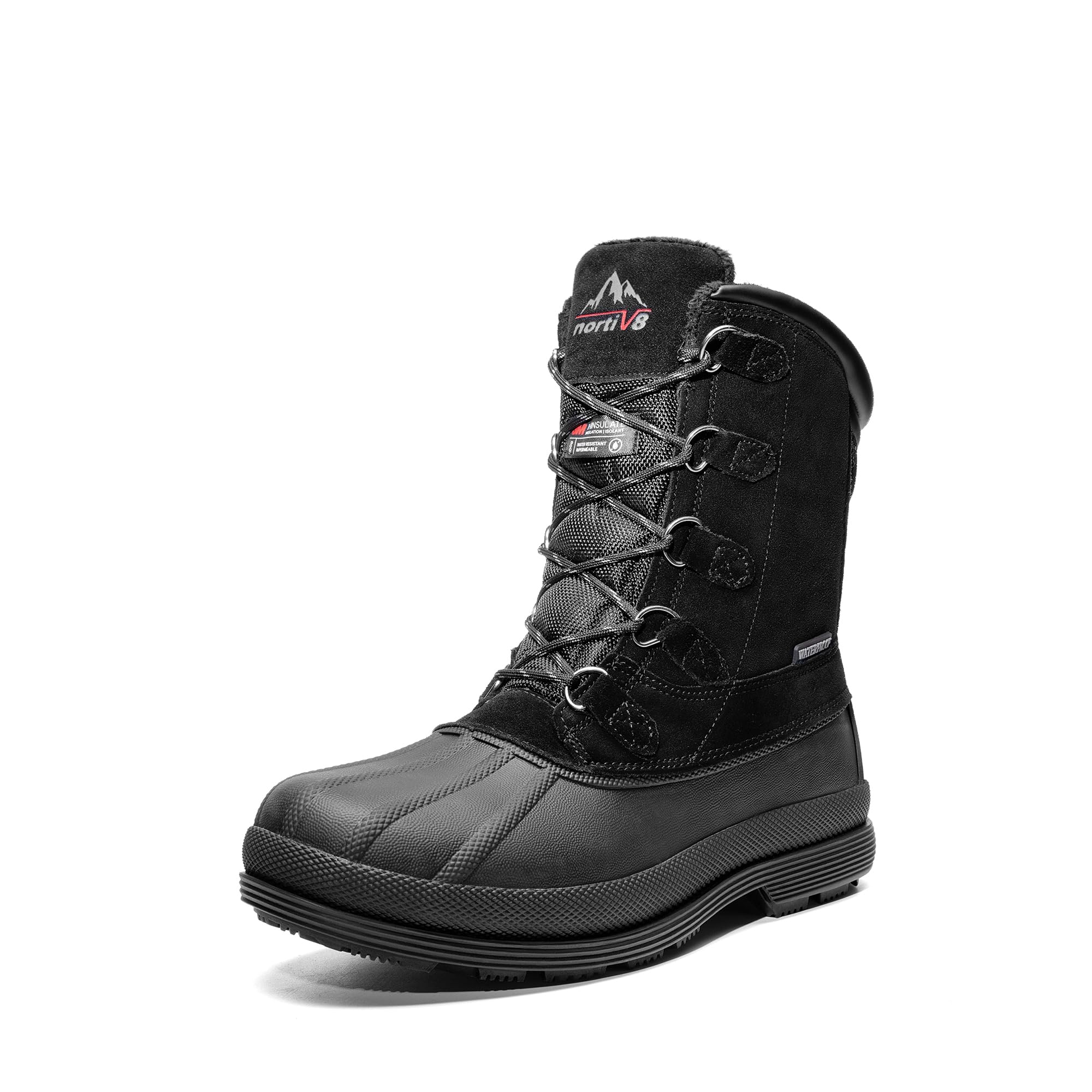 Amazon.com: NORTIV 8 Men's Waterproof Winter Snow Boots | 200g